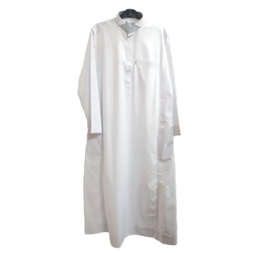 Saudi Style White Jubba